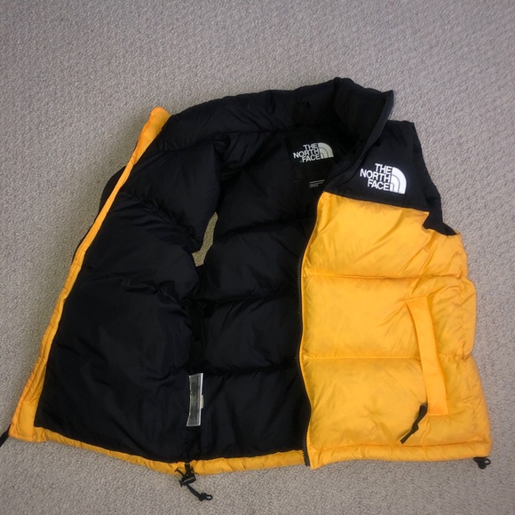 The North face black and yellow vest - Picture 3 of 6